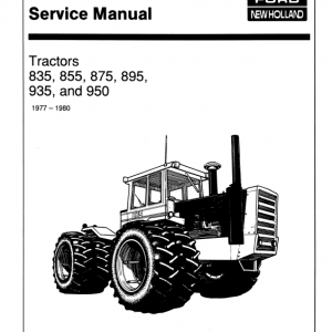 Ford Versatile 835, 855, 875, 895, 935, 950 Tractor Service Manual