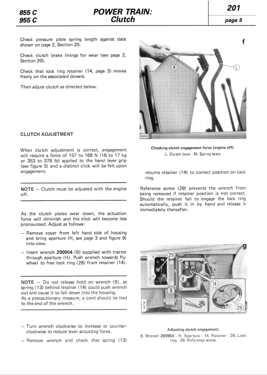 Fiat 85-55, 95-55, 855c, 955c Tractor Service Manual