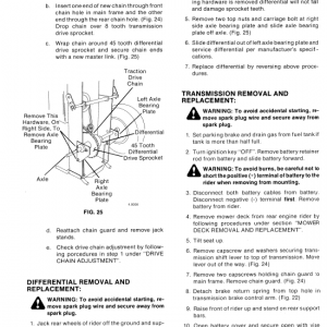 Ford R8, R11 Riding Mower Tractor Service Manual