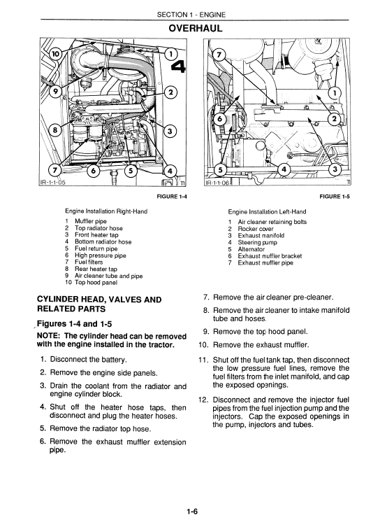 Ford 455d, 555d, 575d, 655d, 675d Backhoe Loader Service Manual