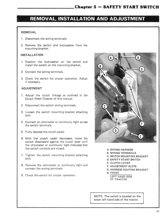 Ford 1200, 1300, 1500, 1700, 1900 Tractors Service Manual