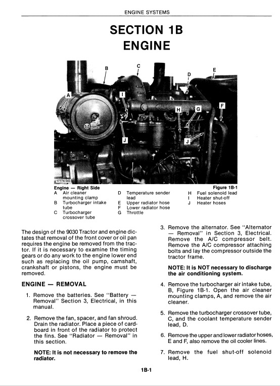 Ford Versatile 9030 Tractor Service Manual