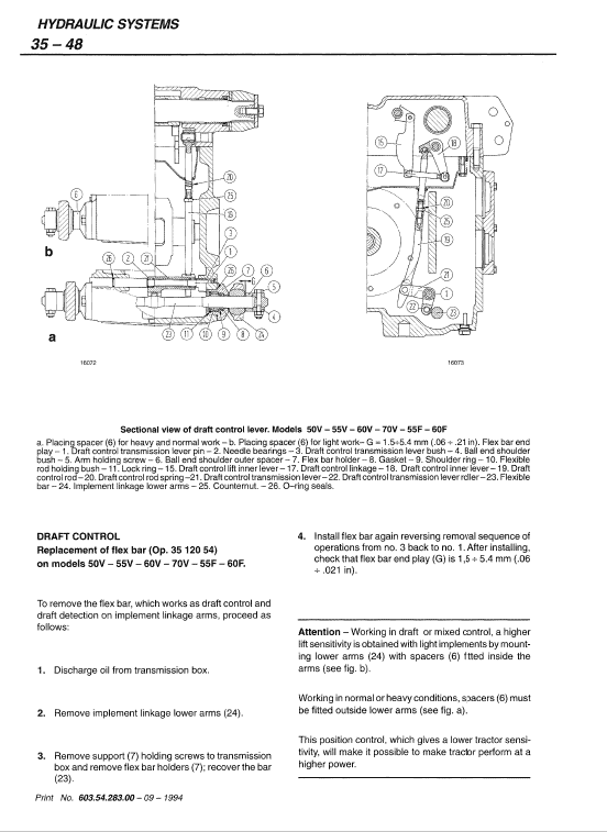 Fiat 70v, 72f, 72lp, 82f, 82lp Tractor Service Manual