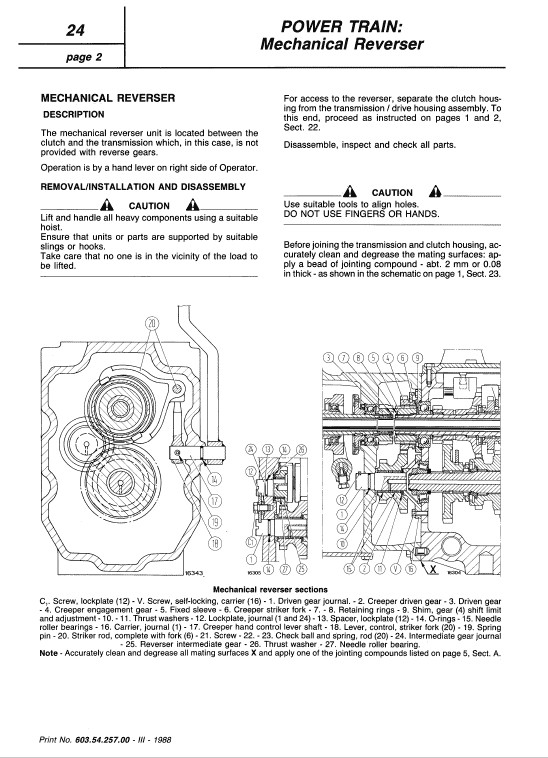 Fiat 55-75, 60-75, 70-75, 80-75 Tractor Service Manual