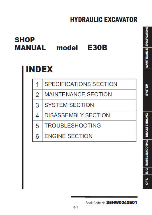 New Holland E30b Tier 3 Compact Excavator Service Manual