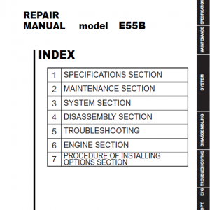 New Holland E55b Tier 4 Crawler Excavator Service Manual