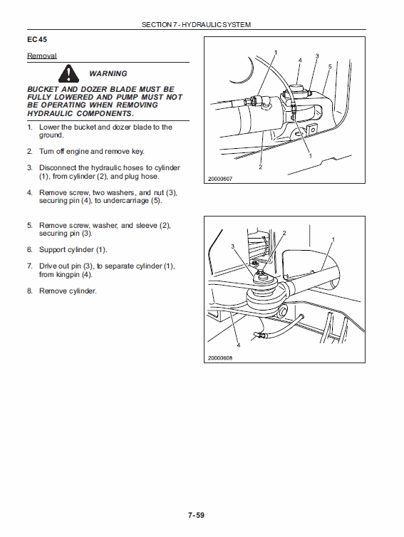 New Holland Ec15, Ec25, Ec35, Ec45 Mini Excavator Service Manual