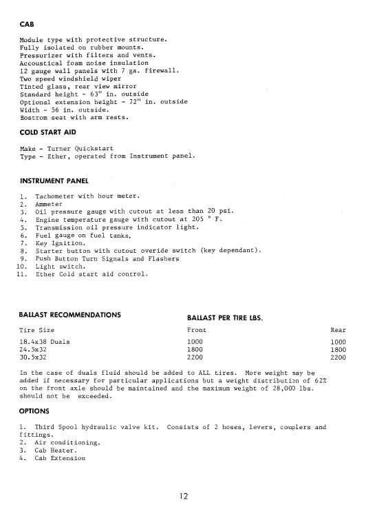 Ford Versatile 700, 750, 800, 825, 850, 900, 950 Tractor Service Manual