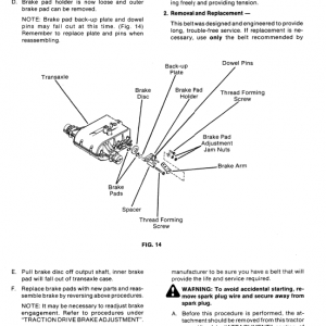 Ford Lt8, Lt11 Mower Tractor Service Manual