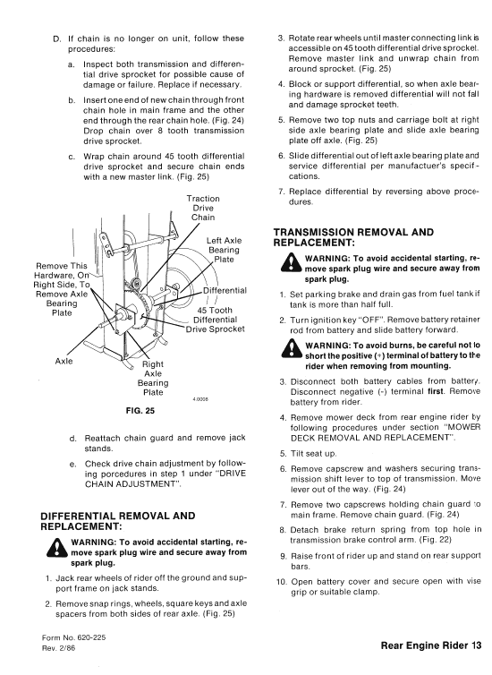 Ford R8, R11 Riding Mower Tractor Service Manual