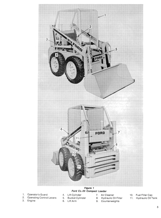 Ford Cl-20 Compact Loader Service Manual