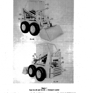 Ford Cl-30, Cl-40 Compact Loader Service Manual