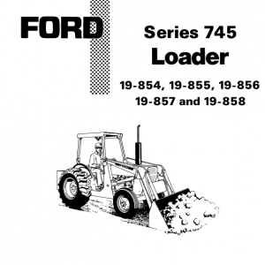 Ford 744 And 745 Loader Service Manual