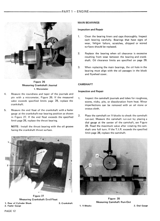 Ford 1000 And 1600 Tractors Service Manual