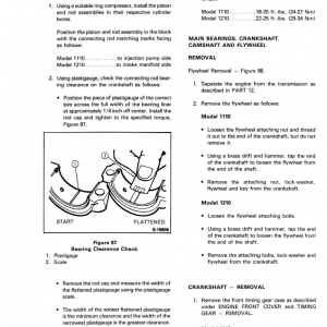 Ford 1110 And 1210 Tractor Service Manual