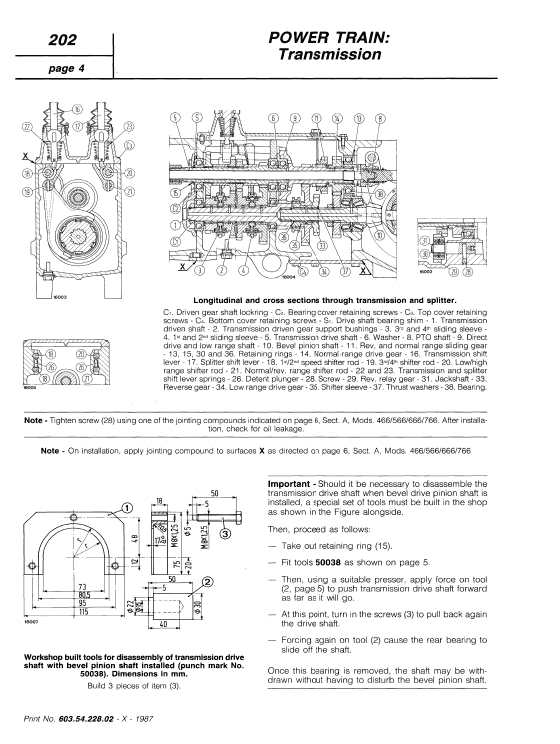 Fiat 55-66, 60-66, 65-66, 70-66, 80-66 Tractor Service Manual