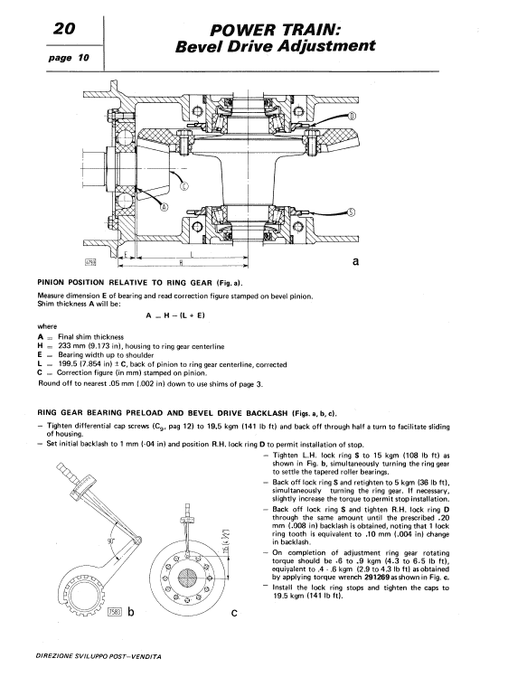 Fiat 90c, 120c Tractor Workshop Service Manual