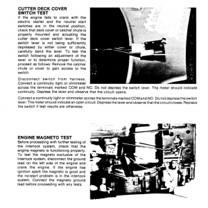 Ford 830, 1130 Rider Mower Tractor Service Manual