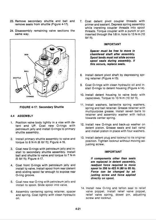 Ford Versatile 1150 Tractor Service Manual