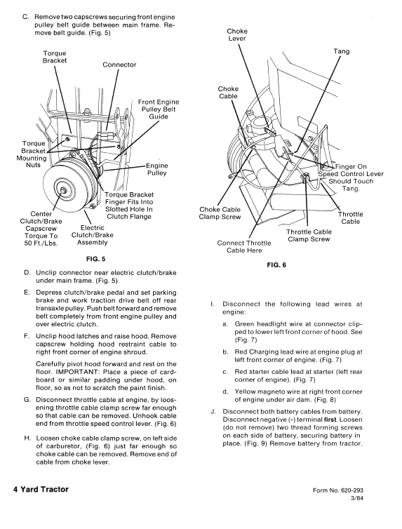 Ford Yt12.5, Yt14, Yt16 And Yt16h Yard Tractor Service Manual