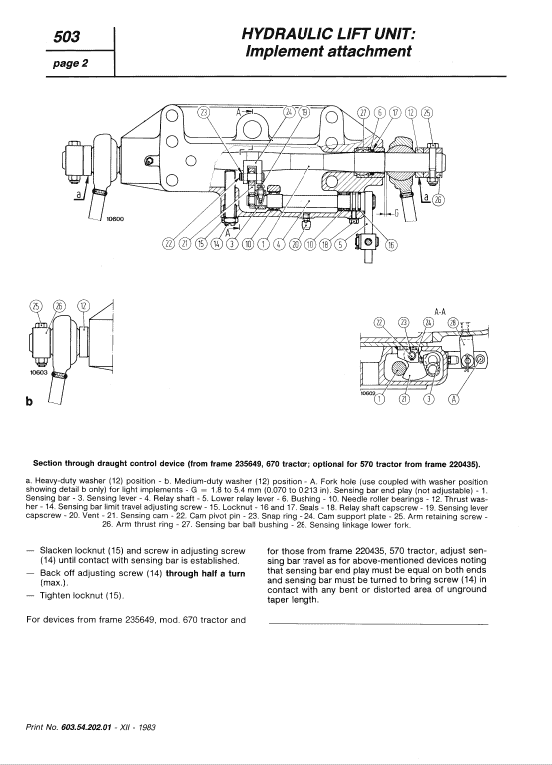 Fiat 570, 570dt, 670, 670dt Tractor Service Manual