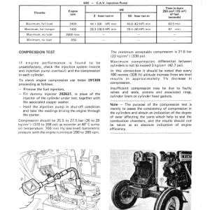 Fiat 480, 500s, 540s, 640 Tractor Workshop Service Manual