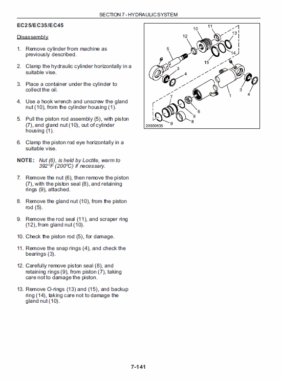 New Holland Ec15, Ec25, Ec35, Ec45 Mini Excavator Service Manual