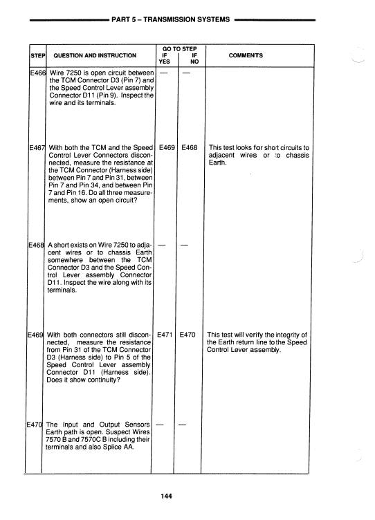 Ford Tw5, Tw15, Tw25, Tw35 Tractor Service Manual