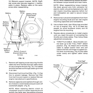 Ford Yt12.5, Yt14, Yt16 And Yt16h Yard Tractor Service Manual