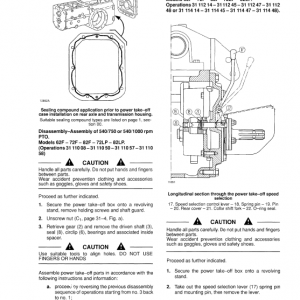 Fiat 70v, 72f, 72lp, 82f, 82lp Tractor Service Manual