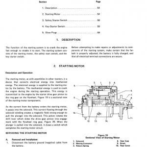 Ford 1000 And 1600 Tractors Service Manual