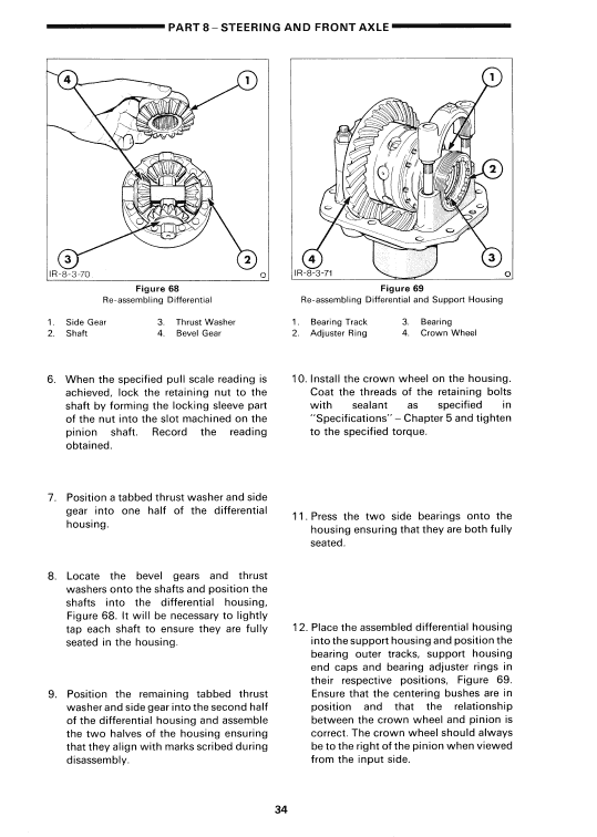 Ford 345c, 445c, 545c Backhoe Loader Tractor Service Manual