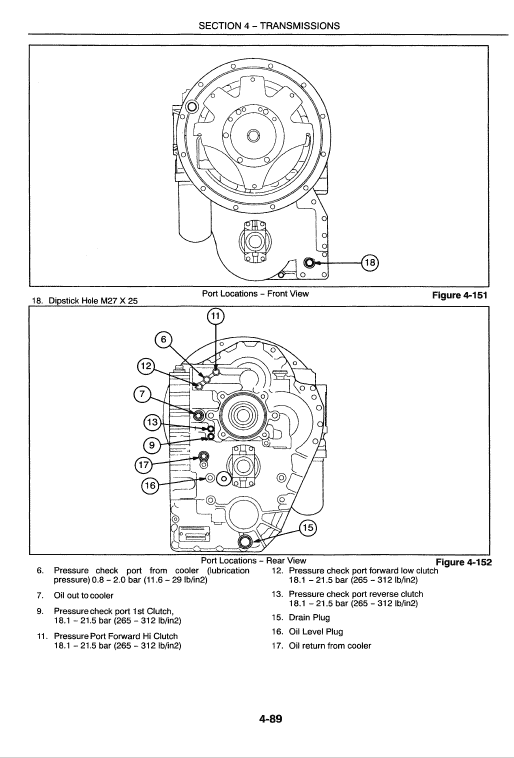 Ford New Holland 555e, 575e, 655e, 675e Backhoe Loader Service Manual