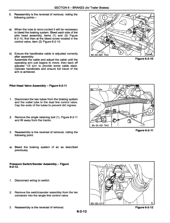 Ford 8160, 8260, 8360, 8560 Tractor Service Manual