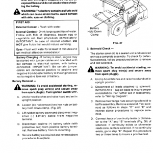 Ford Lgt12, Lgt14, Lgt17, Lgt18h Lawn Tractor Service Manual