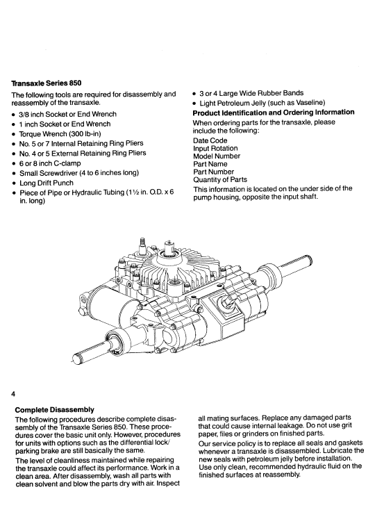 Ford Yt12.5, Yt14, Yt16 And Yt16h Yard Tractor Service Manual