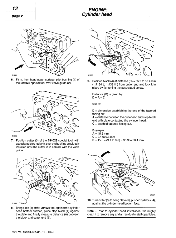 Fiat 50-90, 60-90, 70-90, 80-90, 90-90, 100-90 Tractor Service Manual