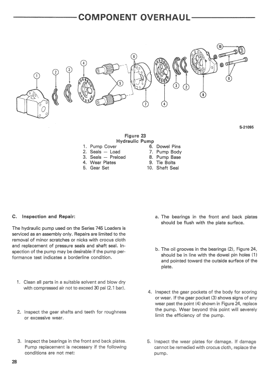 Ford 744 And 745 Loader Service Manual