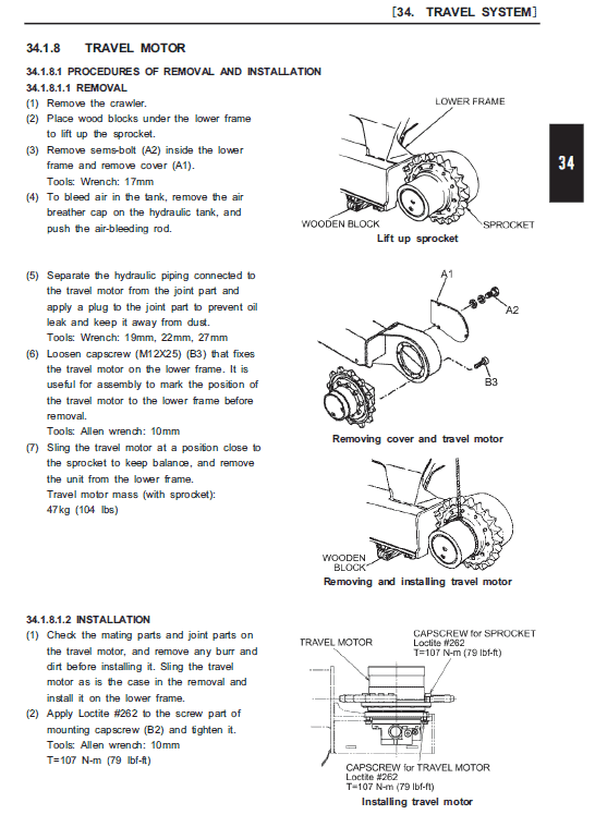 New Holland E30b Tier 4b Compact Excavator Service Manual