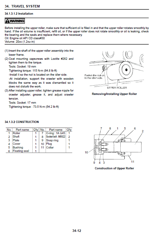 New Holland E55b Tier 4 Crawler Excavator Service Manual