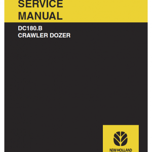 New Holland Dc180.b Crawler Dozer Service Manual