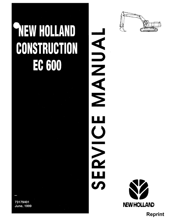 New Holland Ec600 Crawler Excavator Service Manual