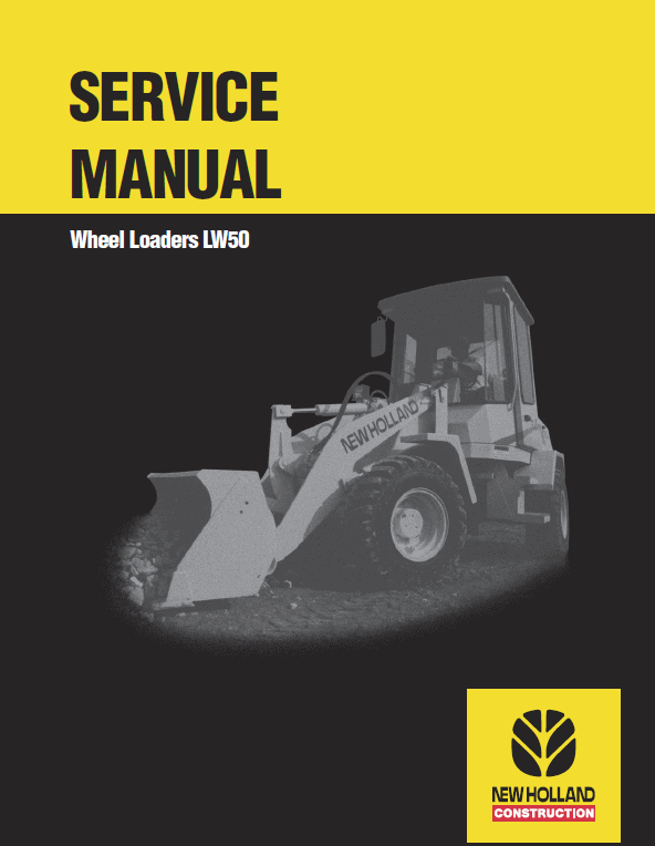 New Holland Lw50 Wheel Loaders Service Manual