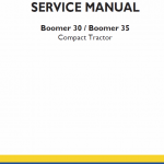 New Holland Boomer 30 And Boomer 35 Tractor Service Manual