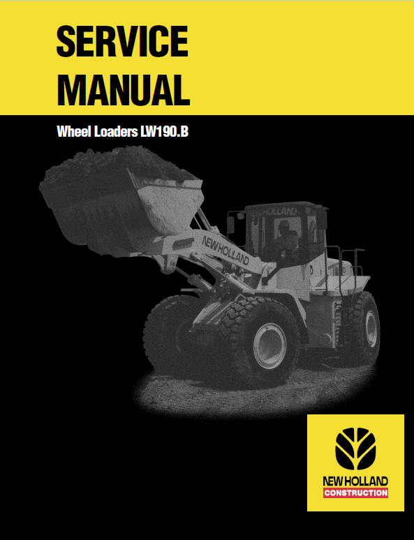 New Holland Lw190.b Wheel Loaders Service Manual