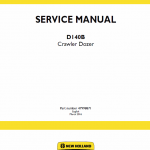 New Holland D140b Crawler Dozer Service Manual