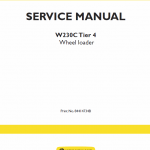 New Holland W230c Tier 4 Wheel Loader Service Manual