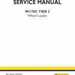 New Holland W170c Tier 3 Wheel Loader Service Manual