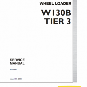 New Holland W130b Tier 3 Wheel Loader Service Manual