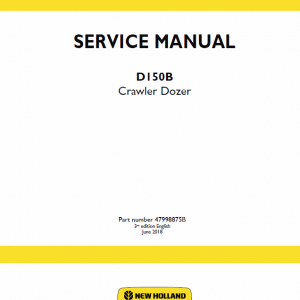 New Holland D150b Crawler Dozer Service Manual